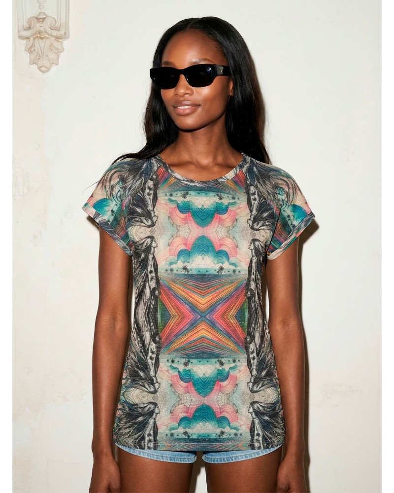 Lea Gown Hair | Short Sleeve | Custo Barcelona