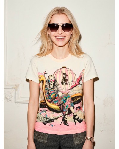 Stan Flamingo Airways | Short Sleeve | Custo Barcelona