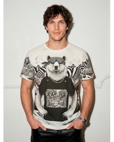 RAN SKI BEAR 16724 - Men’s T-Shirt | Custo Barcelona