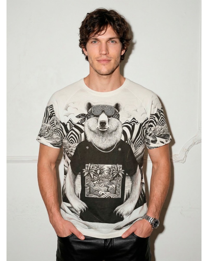 RAN SKI BEAR 16724 - Men’s T-Shirt | Custo Barcelona