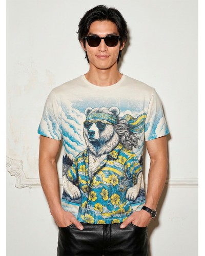 BASIC TENNIS MEN 13008 Men’s T-Shirt | Custo Barcelona