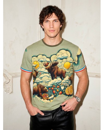 Men’s T-Shirt Ring Bohemian Buffalo 12 | Custo Barcelona