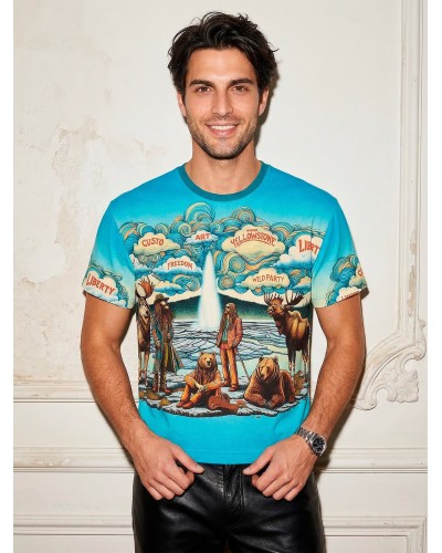 Men’s T-Shirt Ring Bohemian Buffalo 22 | Custo Barcelona