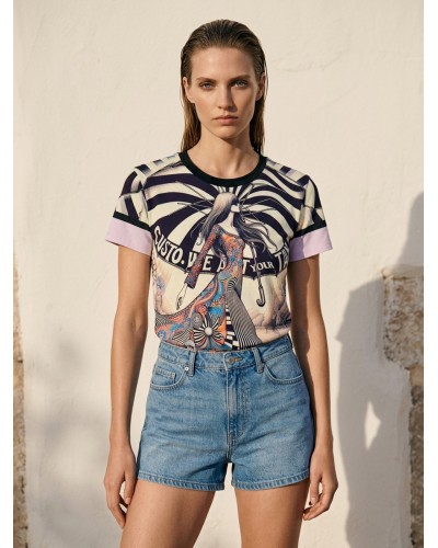 Whiting Art Your Tan | Short Sleeve | Custo Barcelona